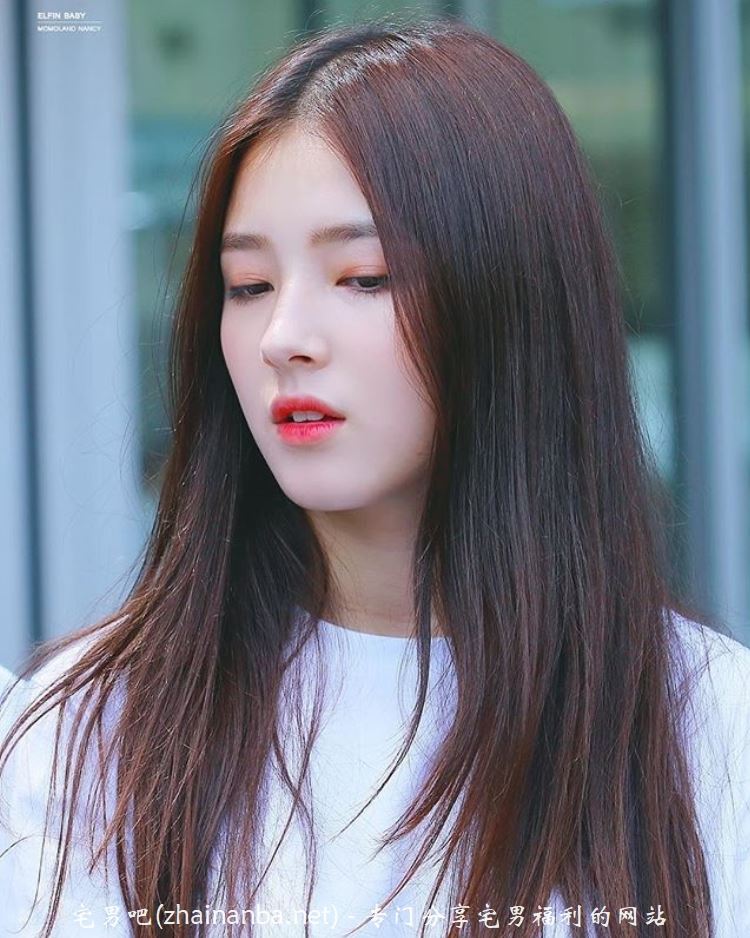 낸시 紧身牛仔裤 李承利 Nancy MOMOLAND 