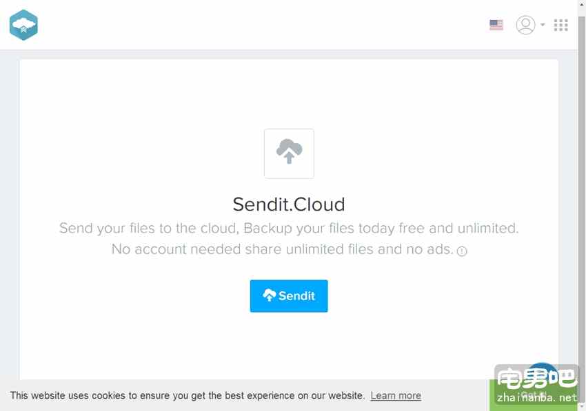 国外免费网盘 Sendit.Cloud 