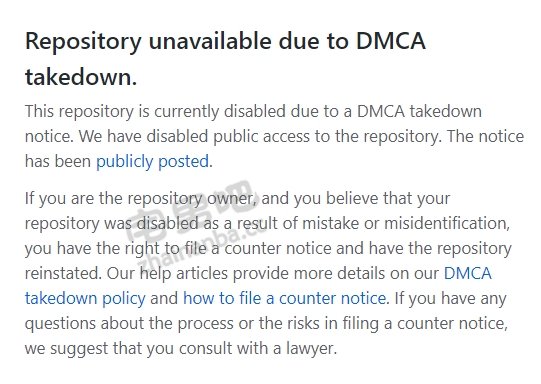 视频下载工具 youtube dl you get DMCA 